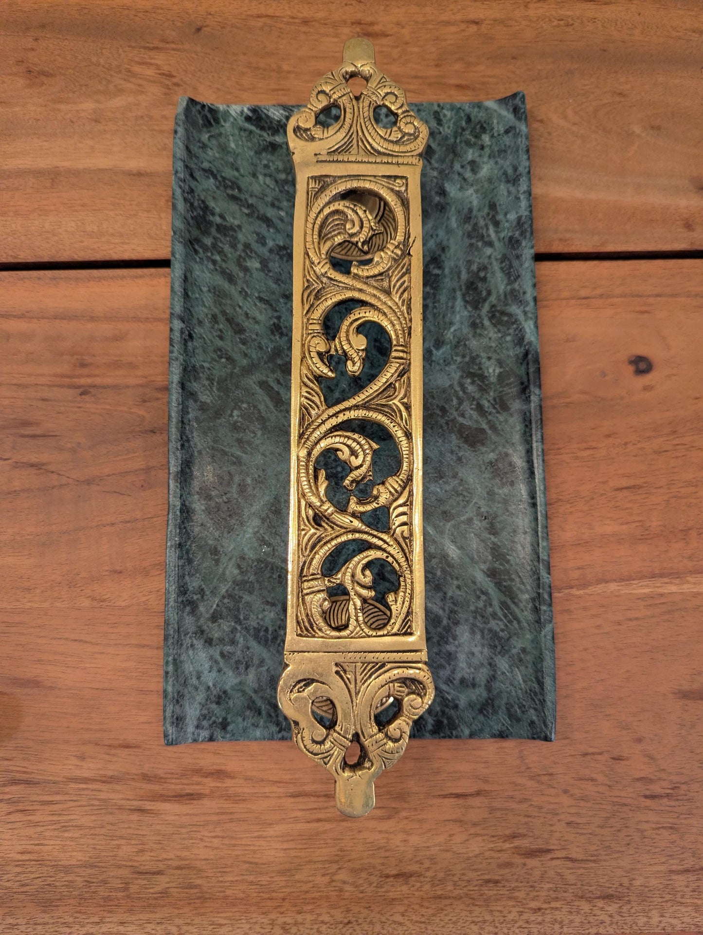 Handcrafted Brass Door Handle ā Indian Vintage Hardware