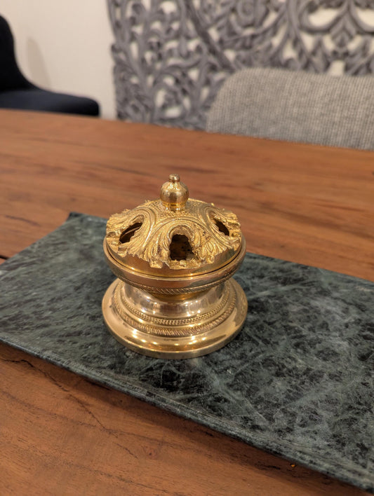 Handcrafted Brass Diya – Traditional Indian Oil Lamp | Pooja Decor | Auspicious Gift- No base and candle included