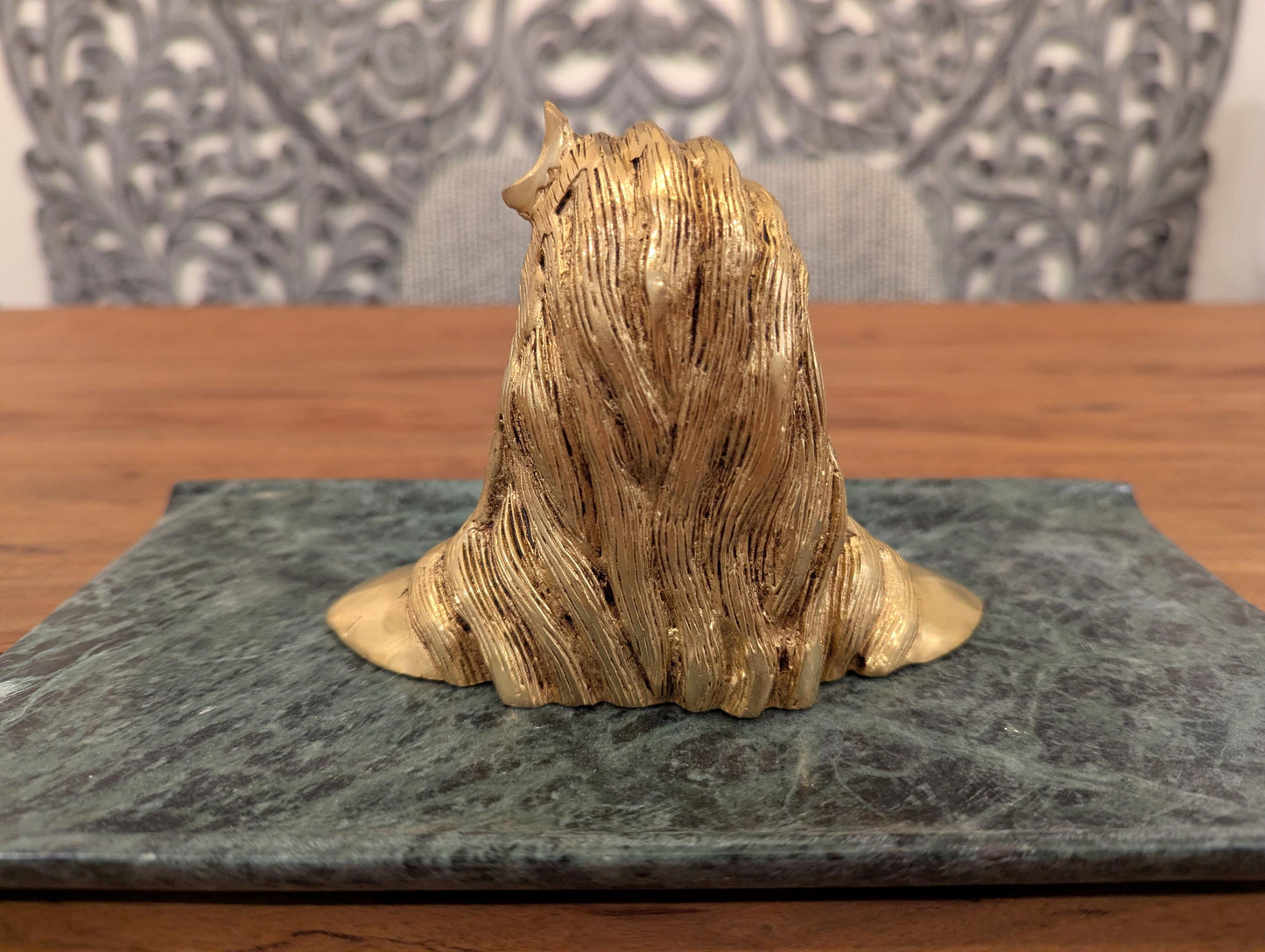 Handcrafted Brass Shiva Bust – Lord Mahadev Murti | Indian Spiritual Decor | Meditation & Pooja Idol - No Base Included