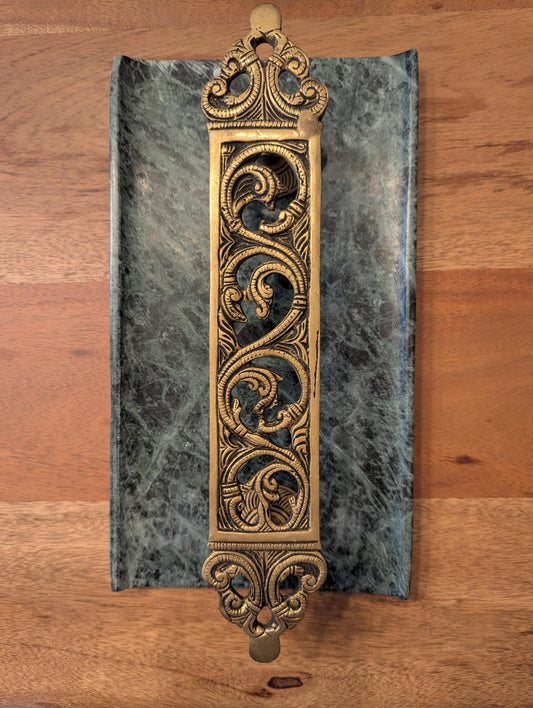Handcrafted Brass Door Handle – Indian Vintage Hardware
