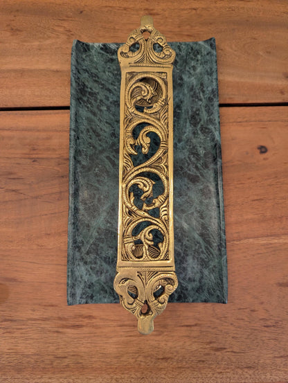 Handcrafted Brass Door Handle – Indian Vintage Hardware