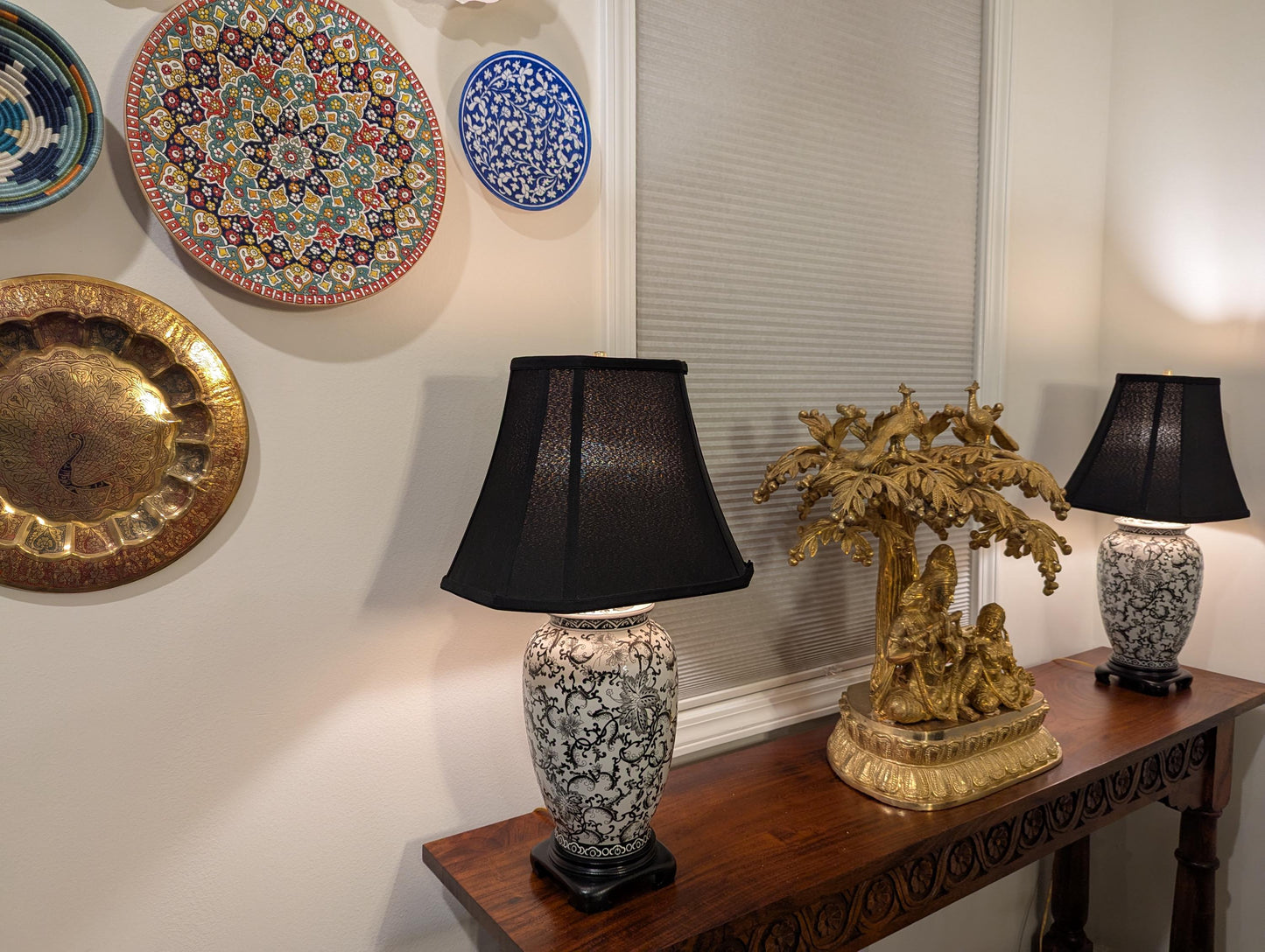 Handcrafted Brass Radha Krishna Statue – Symbol of Love & Devotion | Indian Vaastu Decor | Spiritual Collectible