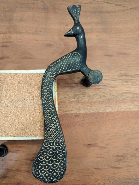 Handcrafted Brass Peacock Door Handles – Traditional Indian Decor | Vintage Home Hardware | Ethnic Gift